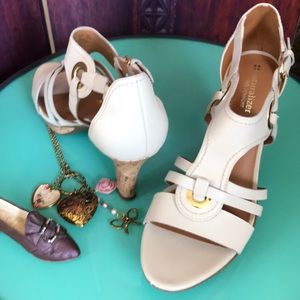 Leather platform Shoes